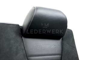 23 Audi A4 S4 RS4 B5 Rücksitzbank Leder Alcantara2