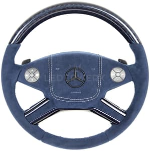 9 Mercedes Benz W164 ML Lenkrad Carbon blau Alcantara blau inkl. Airbag1