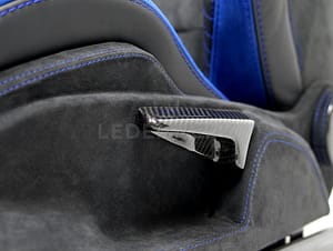 4 Audi A3 S3 RS3 8P Schalensitze Leder Alcantara blauer Streifen27