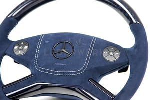 18 Mercedes Benz W164 ML Lenkrad Carbon blau Alcantara blau inkl. Airbag3