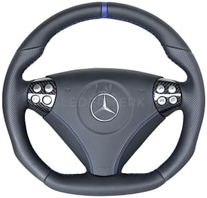 18 Mercedes Benz SLK Lenkrad Performance Leder, Airbag Leder1